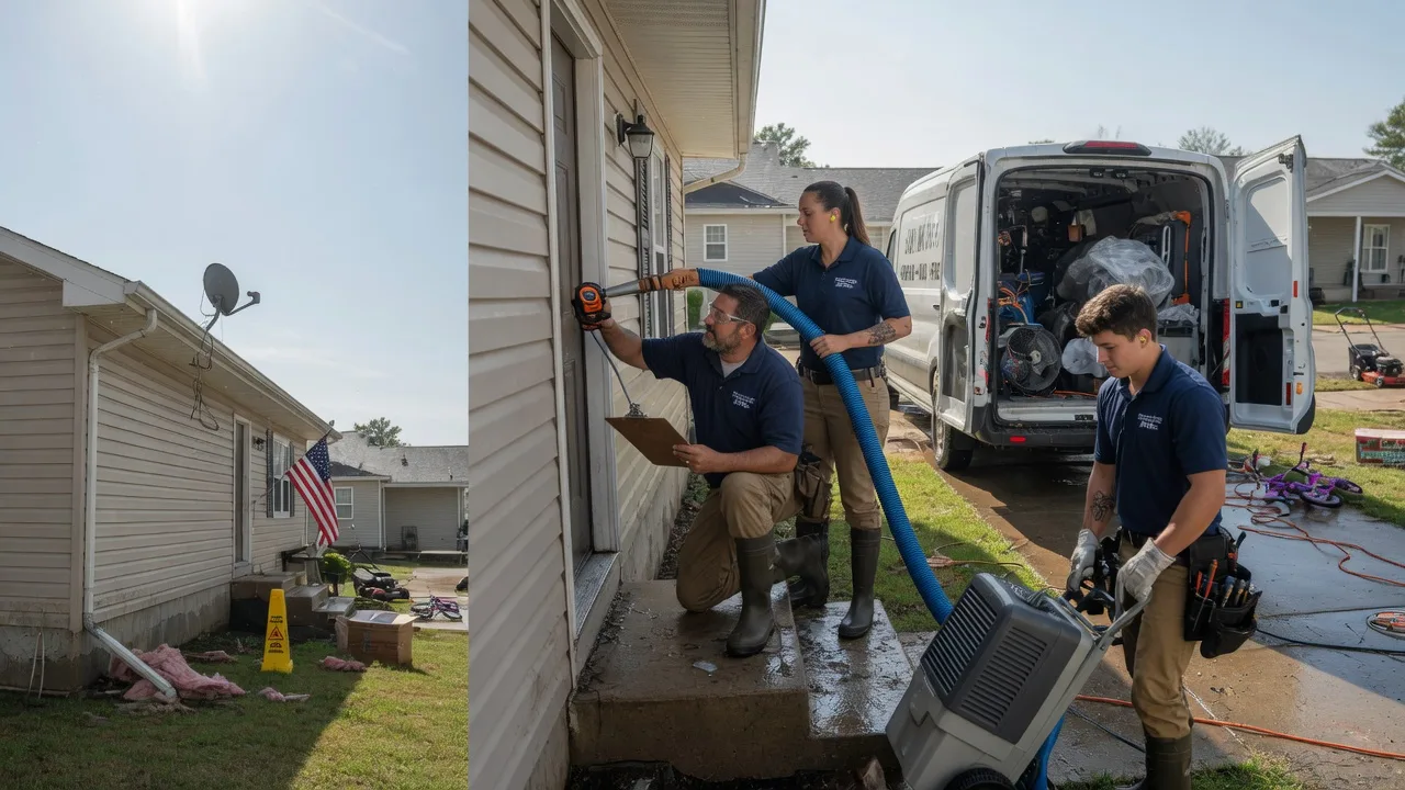 Ceiling Water Damage Restoration in Greenwood, WI near me